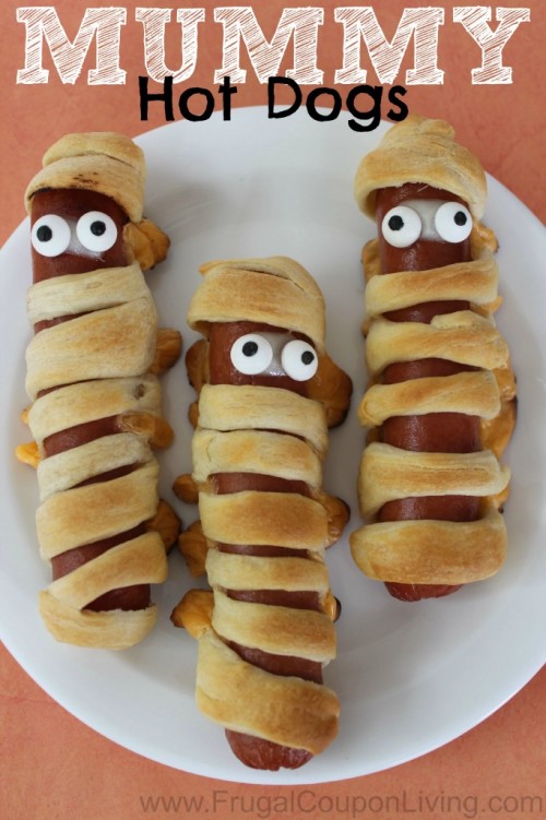 Mummy-hot-dogs-recipe-halloween-frugal-coupon-living-682x1024