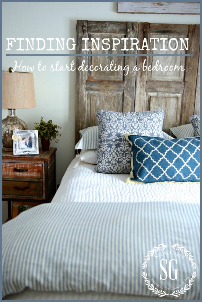 FINDING INSPIRATION-how to start decorating a bedroom-stonegableblog.com