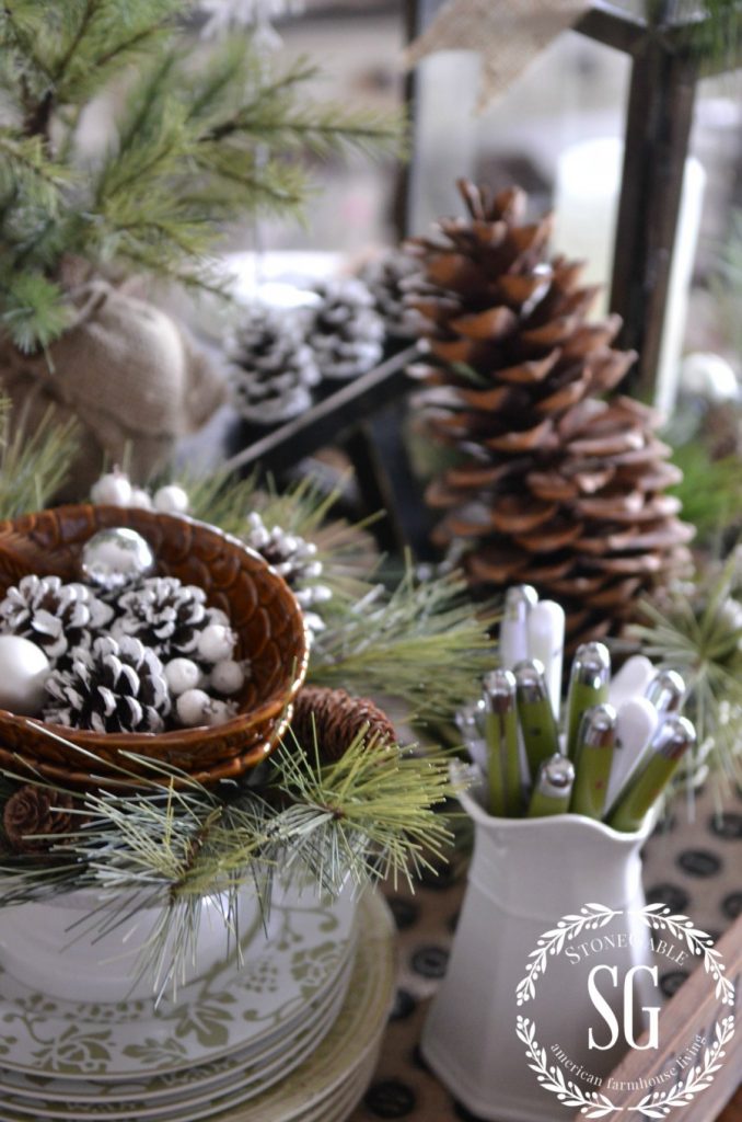 I'm excited to invite you to stop no. 6 in my series... Creating Christmas Memories with Vignettes. I know you'll love this Farmhouse Christmas Vignette. Be sure to learn how to create your own and be inspired.
