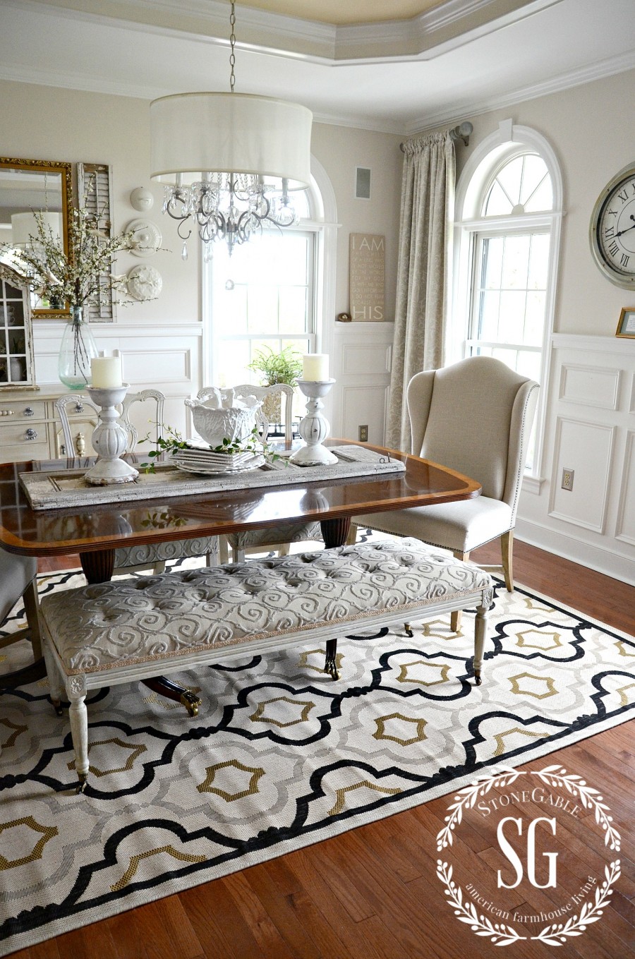 5 Rules For Choosing The Perfect Dining Room Rug Stonegable
