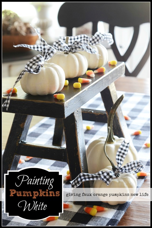 BLOG Painting Pumpkins White Title Page - stonegableblog.com