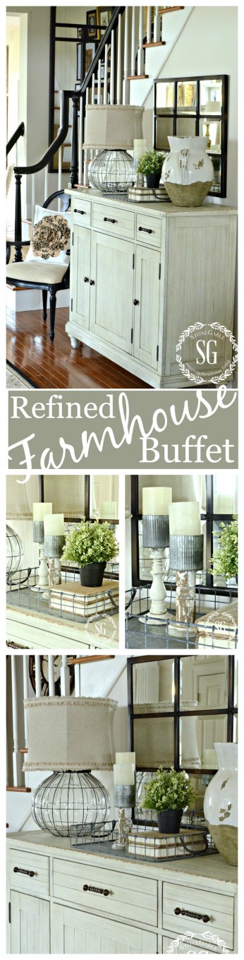 REFINED FARMHOUSE BUFFET-Choosing the right piece of furniture-stonegableblog.com