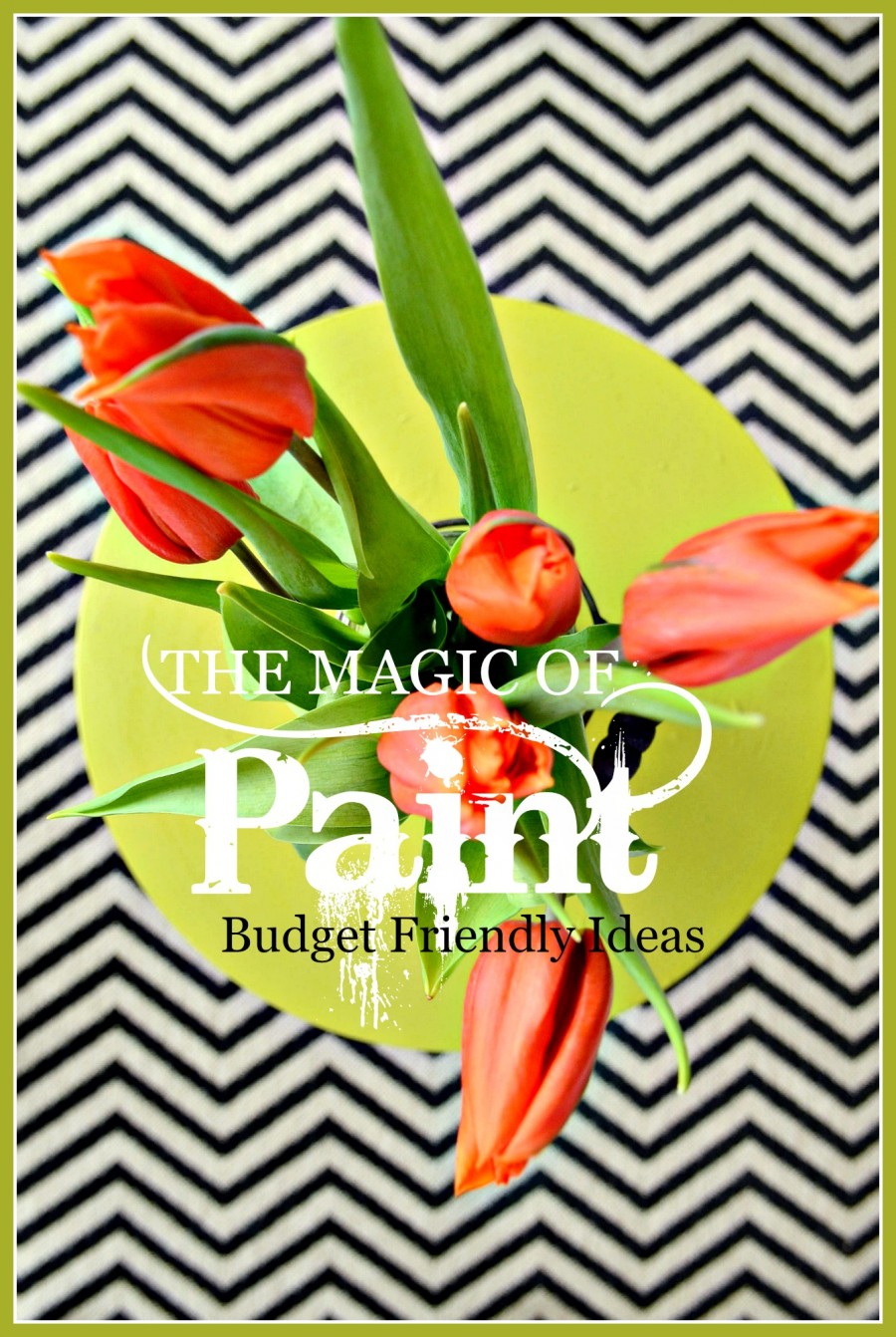 THE MAGIC OF PAINT-Budget friendly, easy to paint ideas-stonegableblog.com