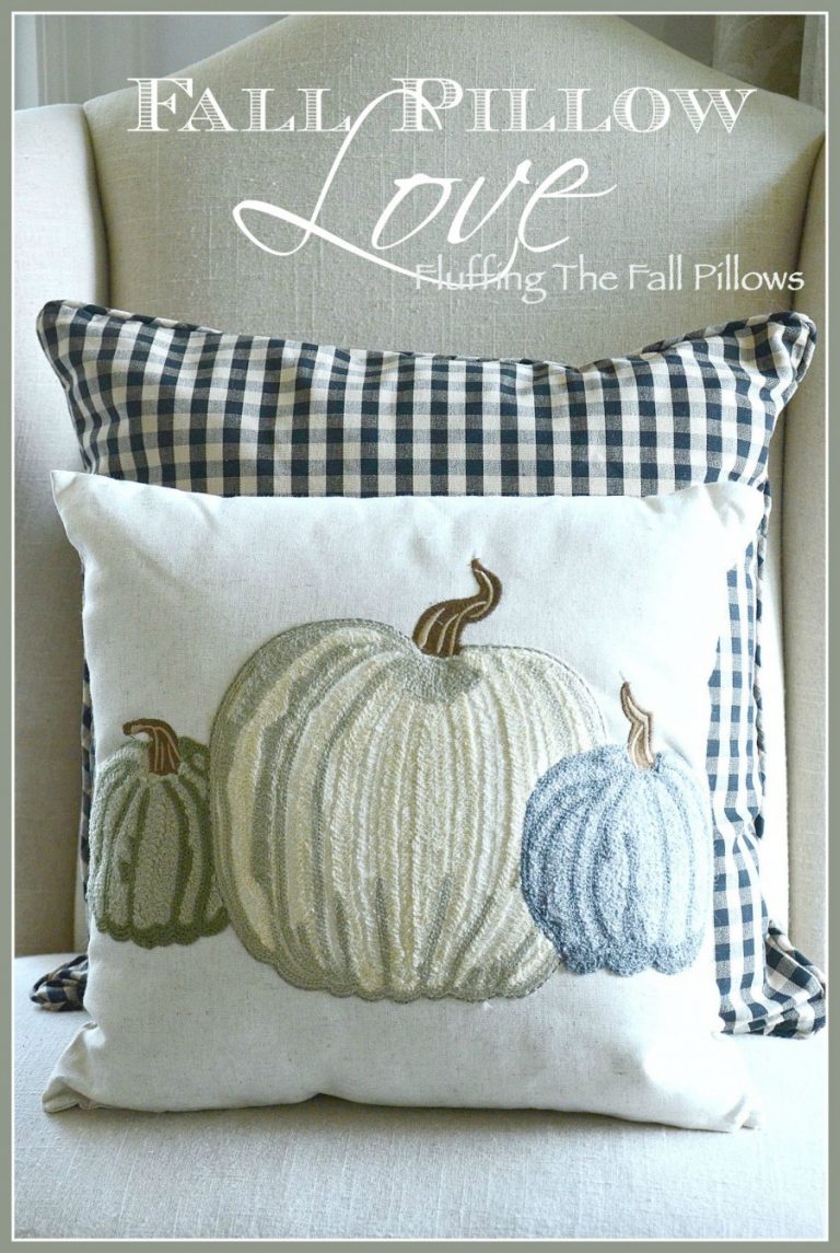 FALL PILLOW LOVE… DECORATING FOR FALL WITH PILLOWS