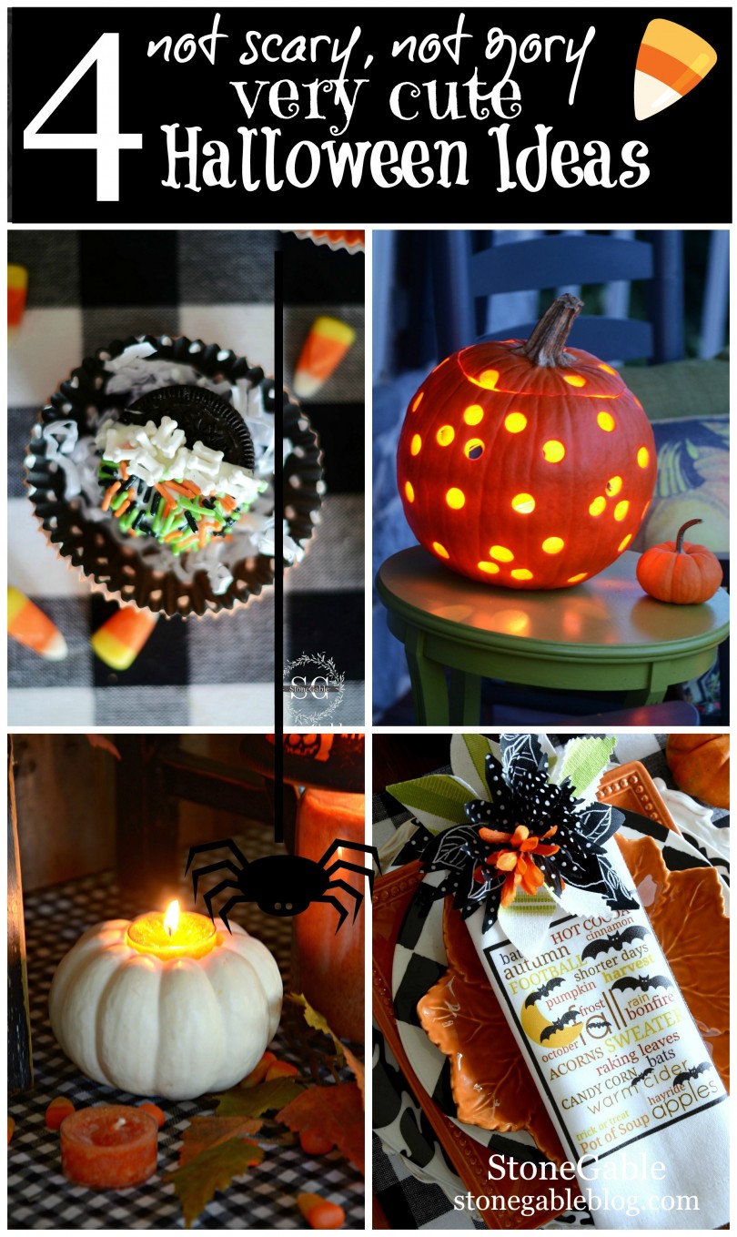 CUTE HALLOWEEN IDEAS- If you don't like the scare and gore of Halloween, you will love these!