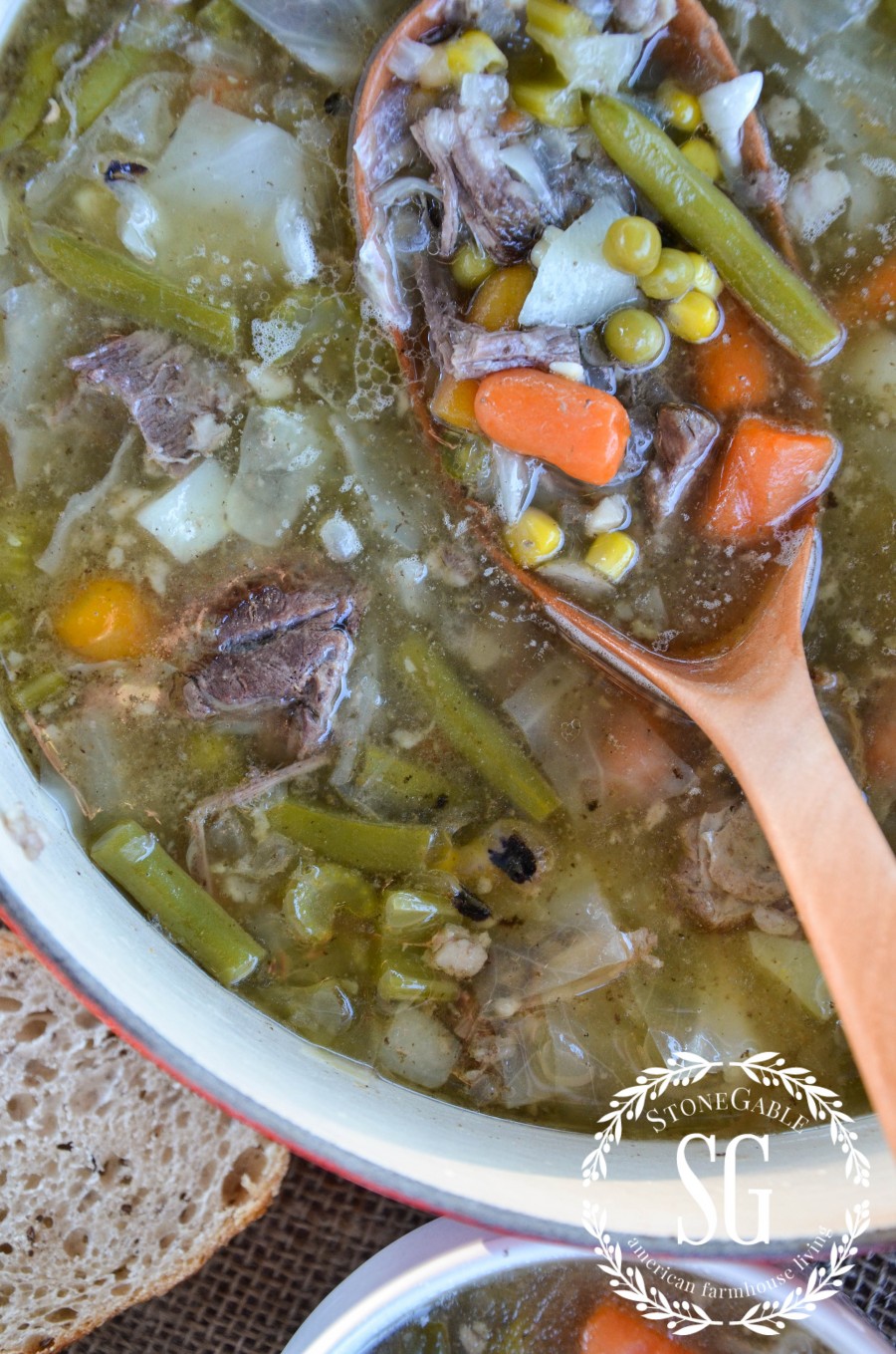 OLD WORLD VEGETABLE SOUP- A soup that eats like a meal. This is the best vegetable soup you will ever make. It's that good!