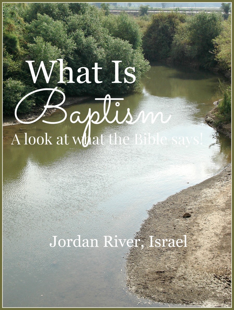 Sunday Scripture-What Is Baptism