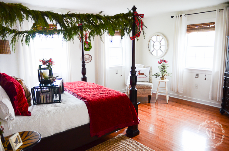 ALL THROUGH THE HOUSE CHRISTMAS TOUR- featuring guest bedrooms