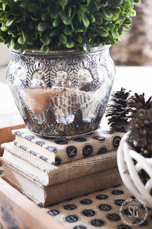 EARLY WINTER VIGNETTE-Easy to create, chic and neutral