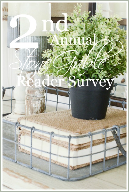 2nd ANNUAL STONEGABLE READER'S SURVEY