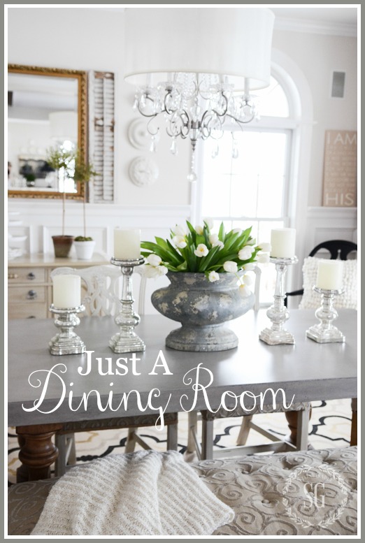 SIMPLE DINING ROOM-Simple can be the most beautiful! Here's how!