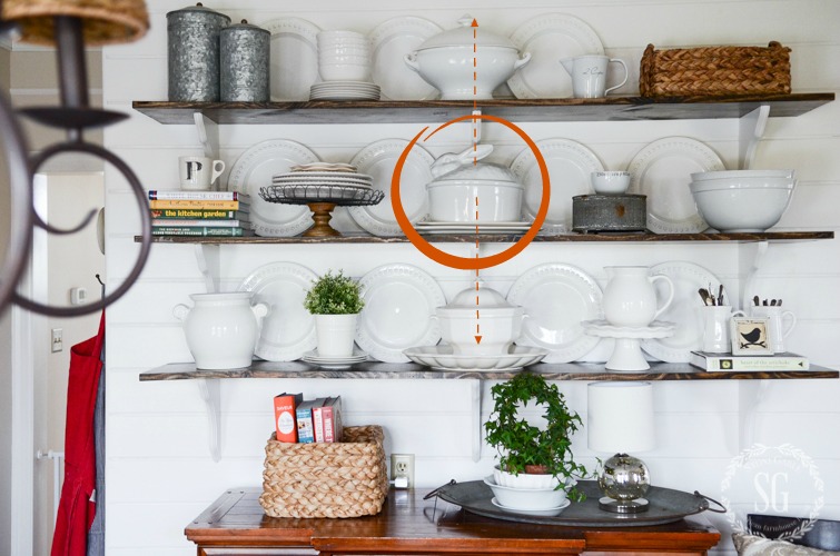 TIPS FOR STYLING OPEN SHELVES. Here's how you can style shelves like a pro!