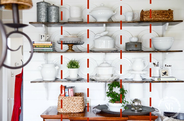TIPS FOR STYLING OPEN SHELVES. Here's how you can style shelves like a pro!