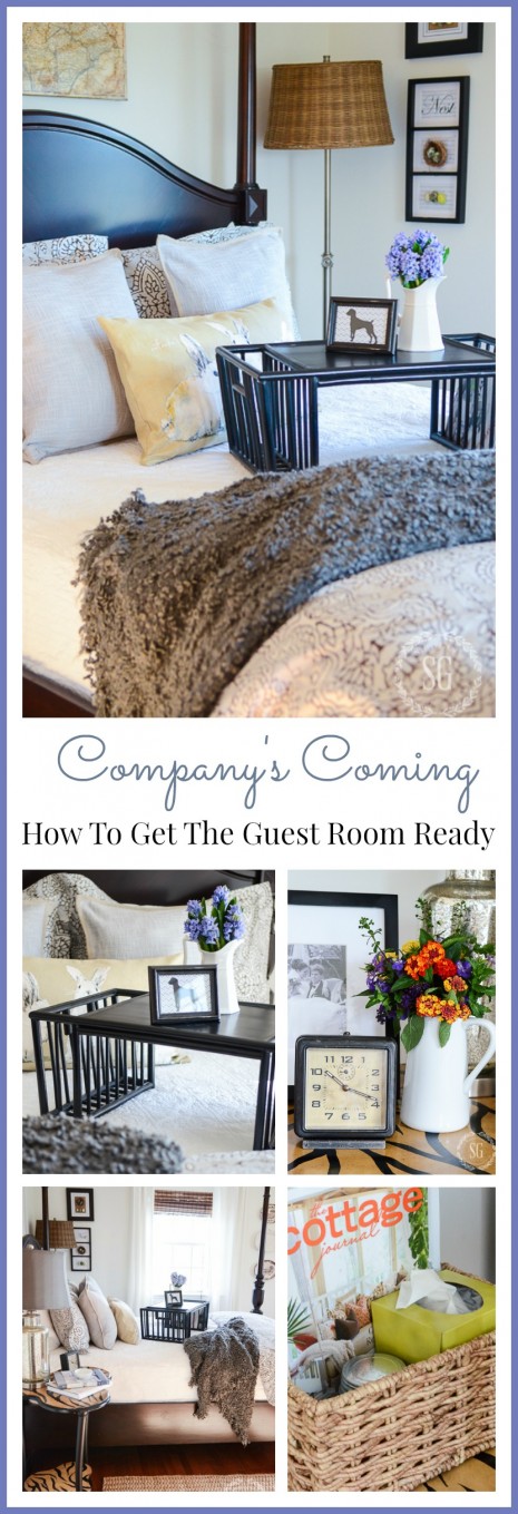 COMPANY'S COMING-HOW TO GET  A GUEST ROOM READY