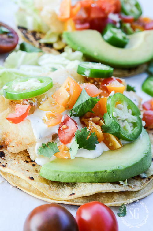 FRESH AND DELICIOUS BAJA FISH TACOS- A MEAL ON GRILED TORTILLAS