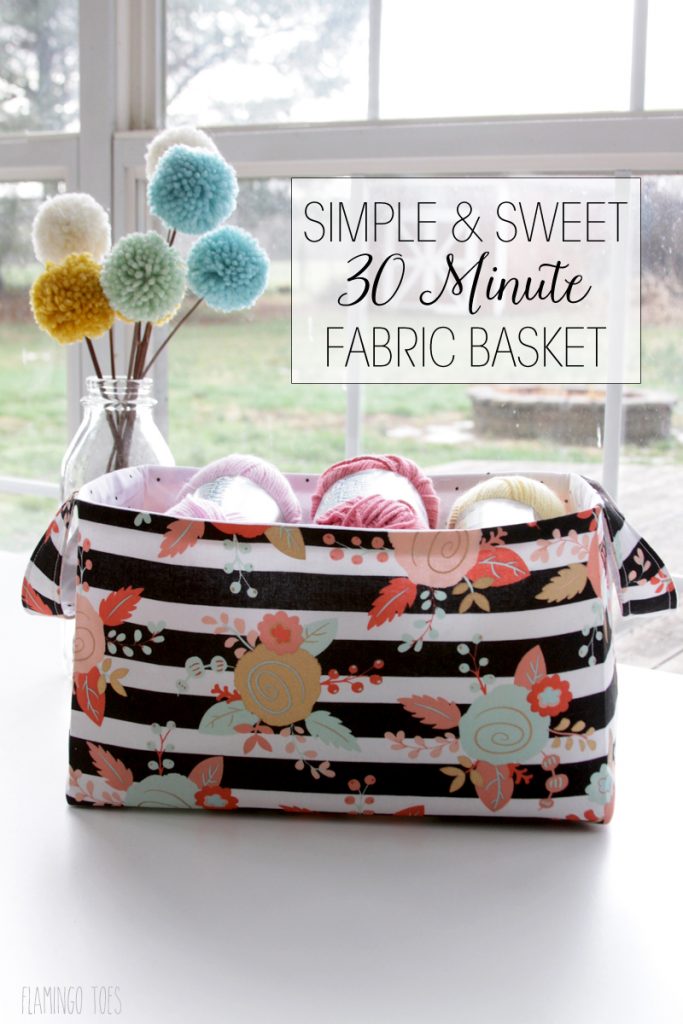 Simple-and-Sweet-30-Minute-Fabric-Basket