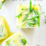 HERBS FROZEN IN OLIVE OIL CUBES