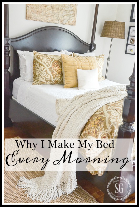 WHY I MAKE MY BED EVERY MORNING