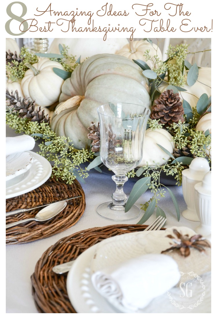8 AMAZING IDEAS FOR THE BEST THANKSGIVING TABLE EVER!- This is a must read. These ideas will ROCK YOUR THANKSGIVING WORLD!