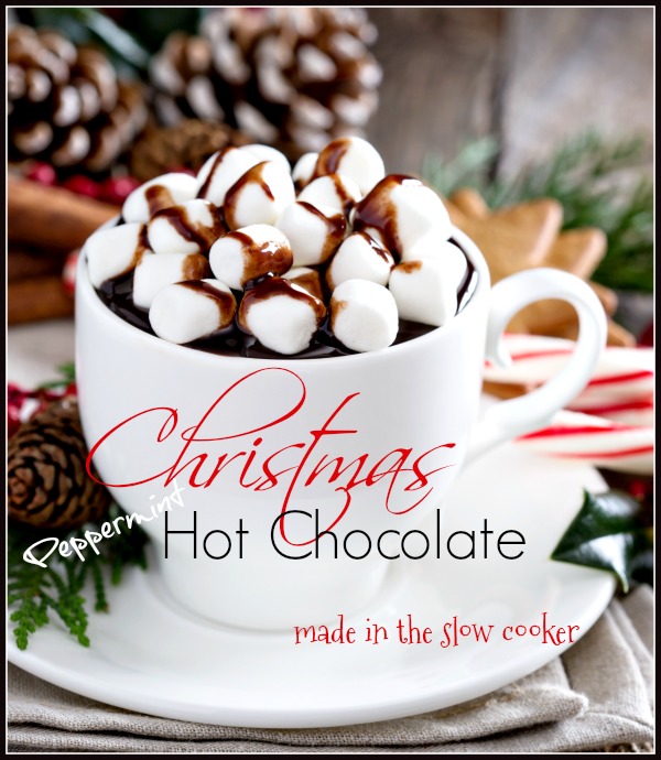 CHRISTMAS PEPPERMINT HOT CHOCOLATE
