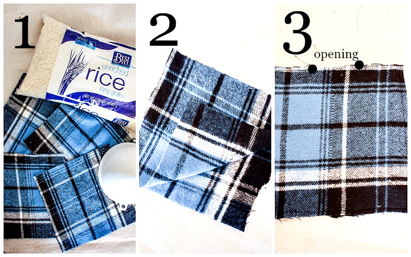 Easy to make Flannel Handwarmers! This would make a great gift too!