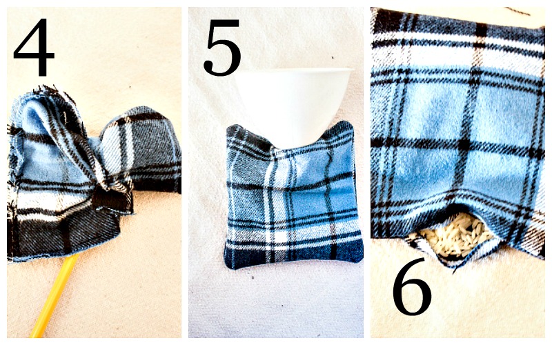 Easy to make Flannel Handwarmers! This would make a great gift too!
