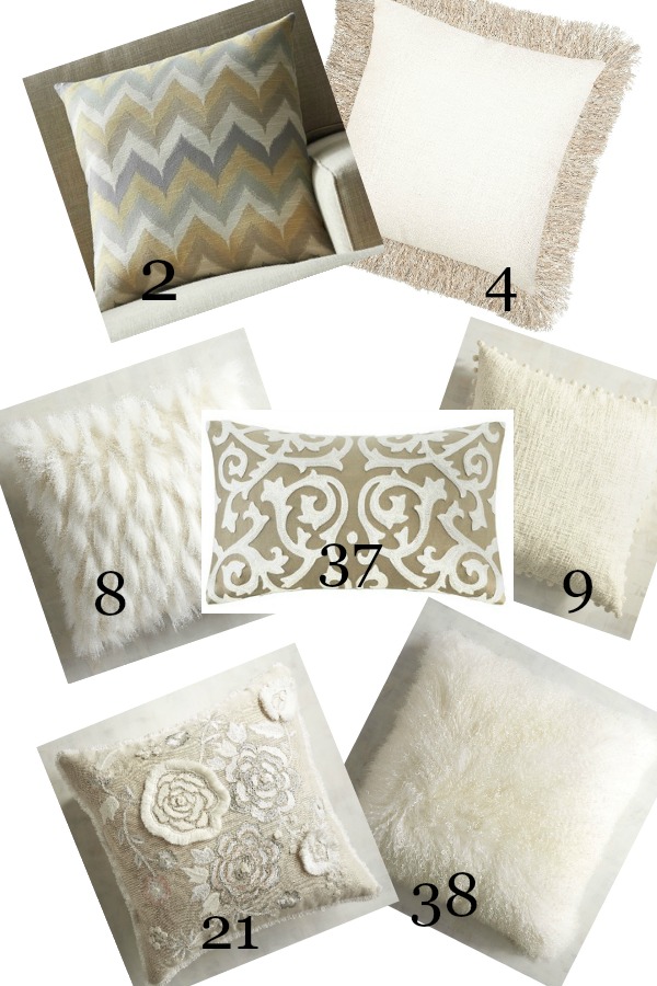 WINTER PILLOW LOVE- My best picks for gorgeous winter pillows! I've done the work for you, now you can see the best and most reasonable pillows from around the web!