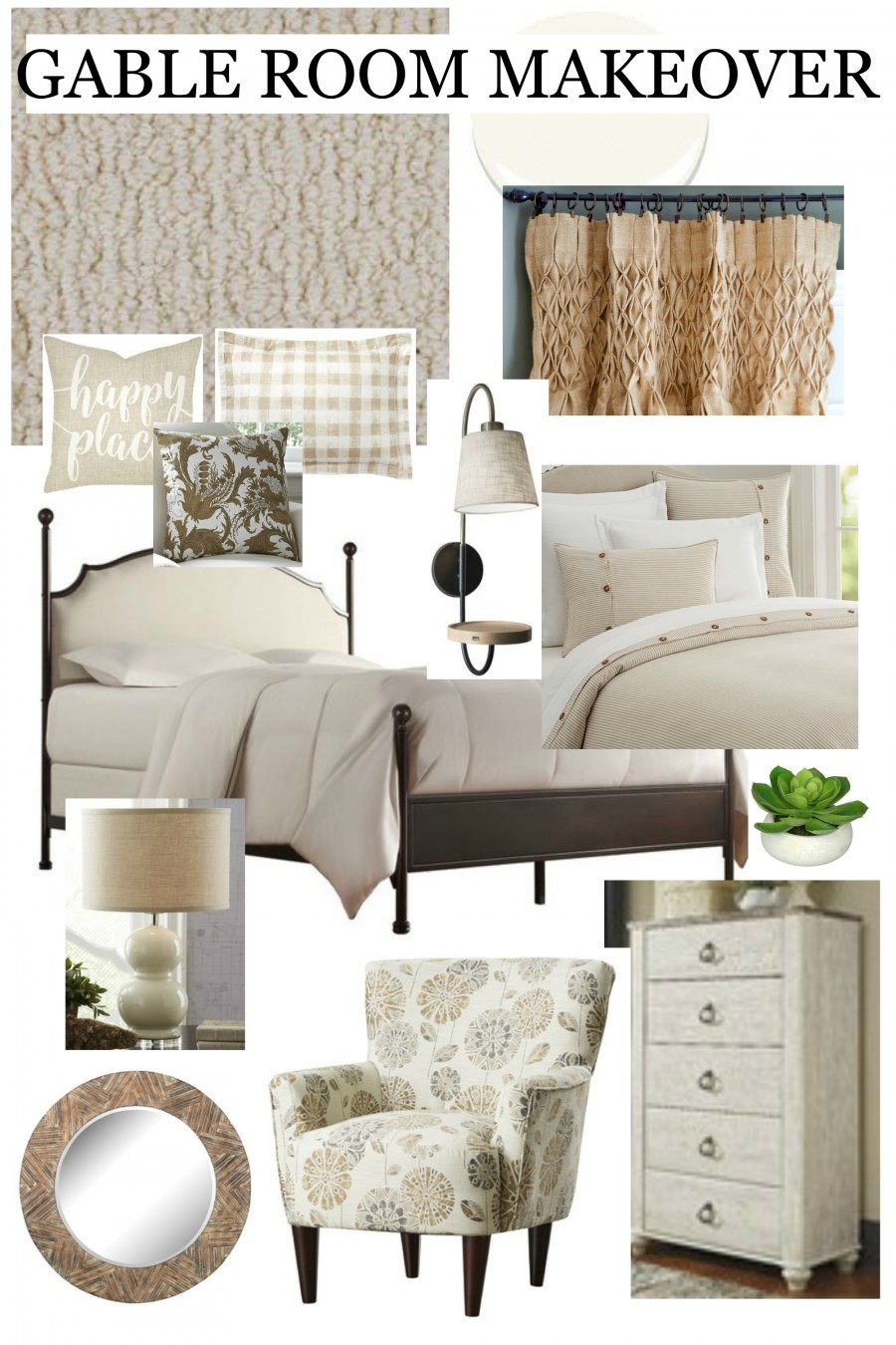 PLANS AND PROGRESS FOR A GABLE ROOM MAKEOVER… AND EPISODE 13 OF DECORATING TIPS AND TRICKS
