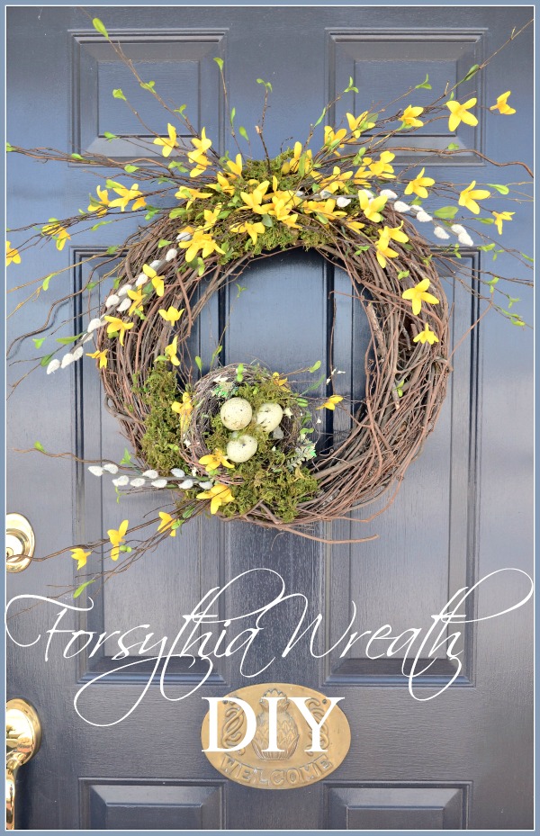 DRESS UP YOUR SPRING DOOR- Here are beautiful wreaths with instructions to make all of them