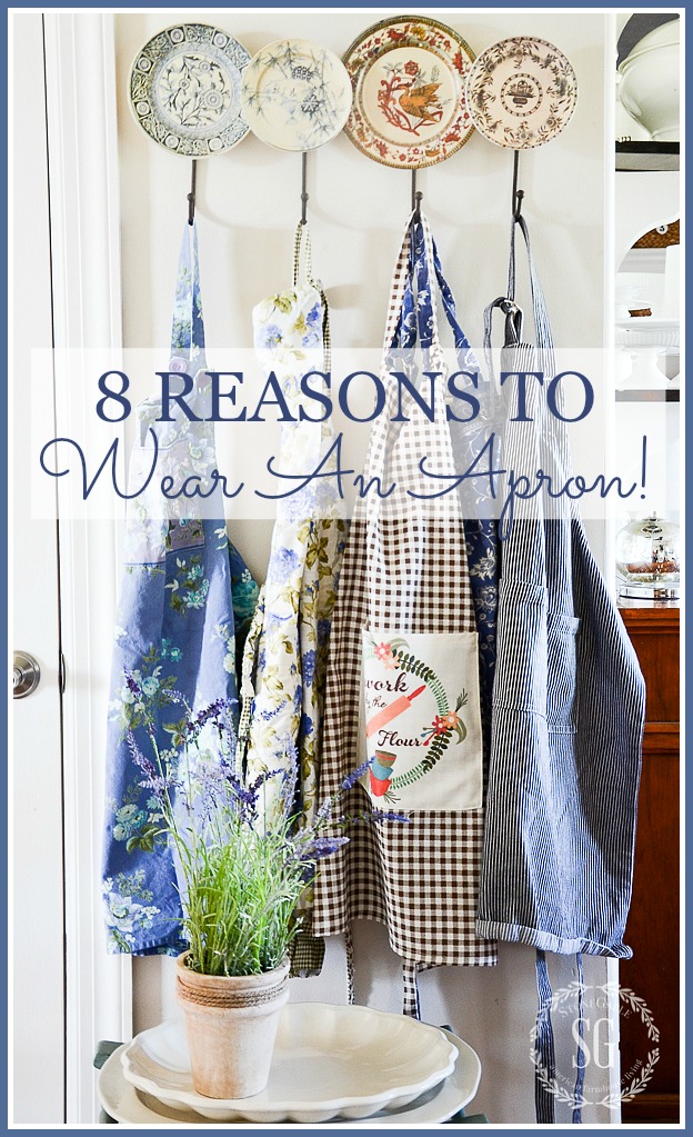 8 REASONS TO WEAR AN APRON-Reason to make an apron part of your daily attire!