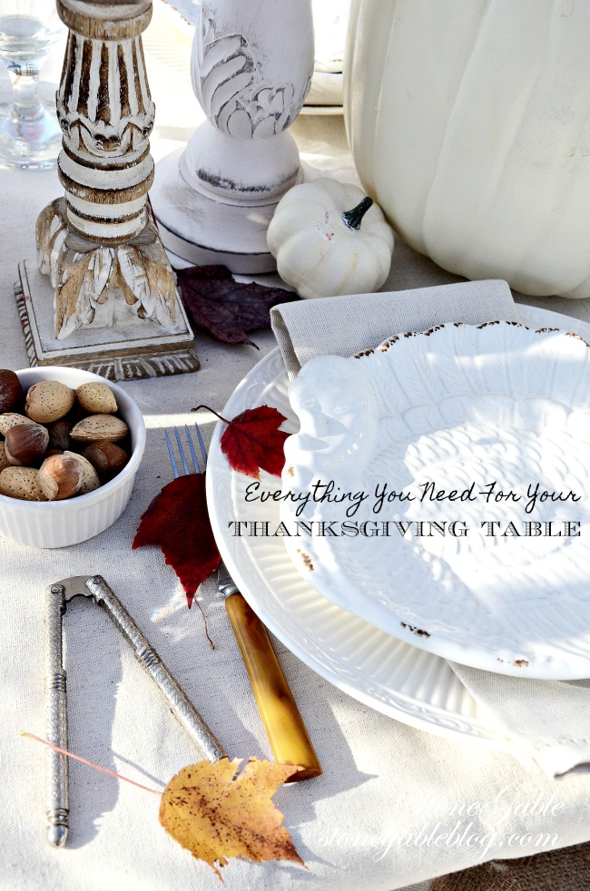 EVERYTHING YOU NEED FOR YOUR THANKSGIVING TABLE