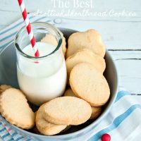 THE BEST SCOTTISH SHORTBREAD COOKIES EVER! So simple and melt in your mouth delicious!