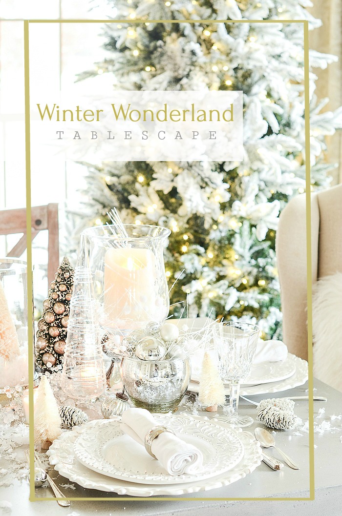 Winter Wonderland Table Setting Winter Wonderland | The Flower Plant