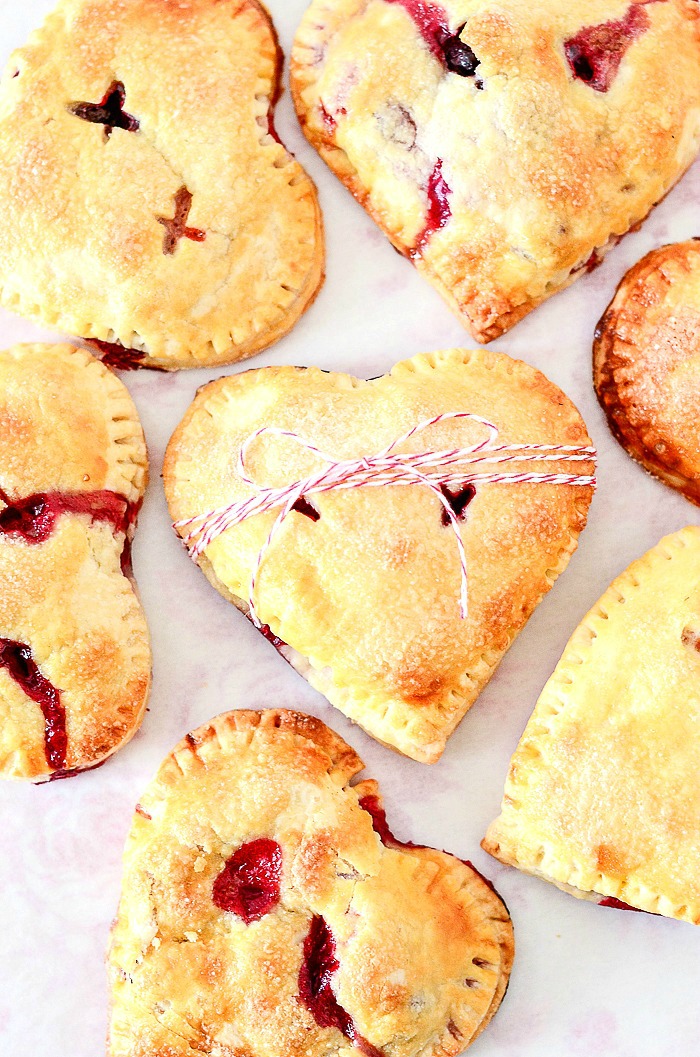 Sweet And Easy Valentine Heart And Hand Pies