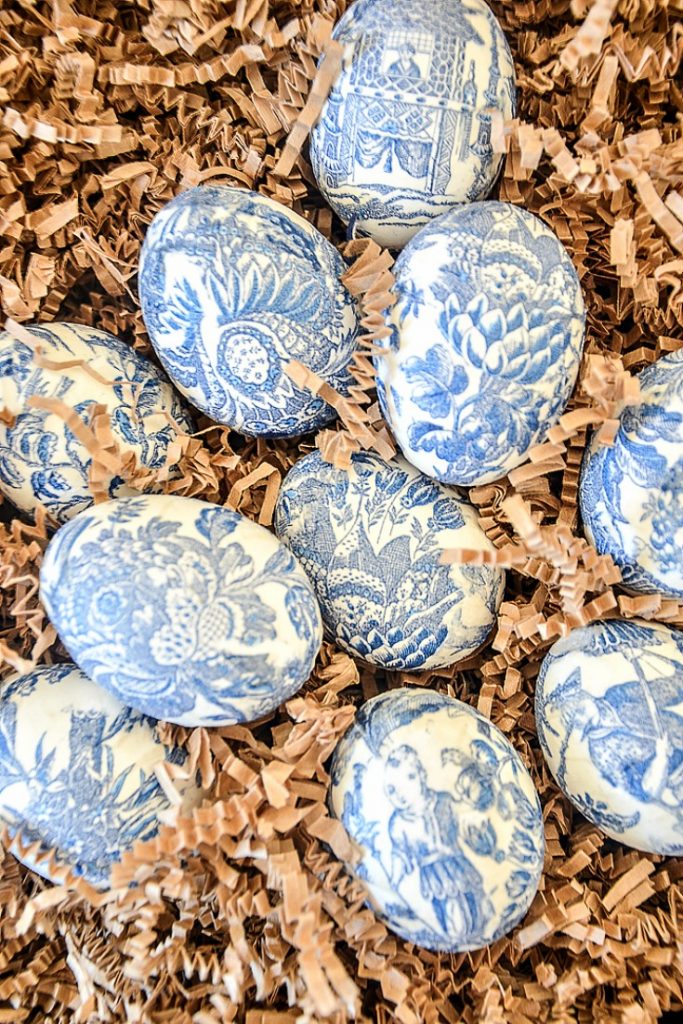 chinoiserie Easter eggs