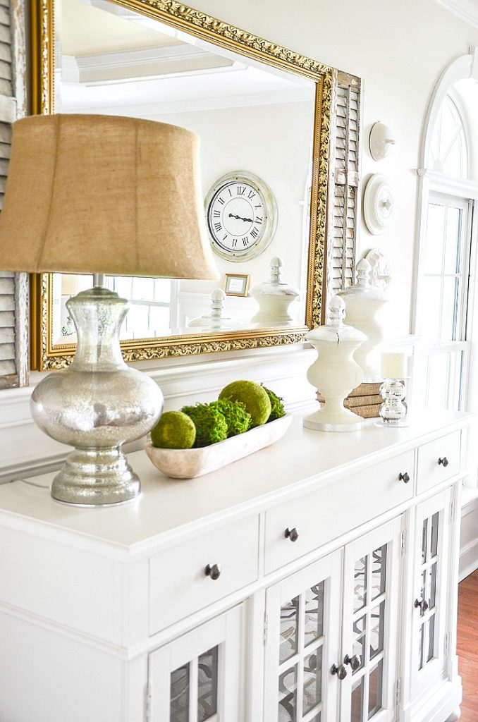 Decorating Sideboards And Buffets, Dining Room Side Table Decorating Ideas