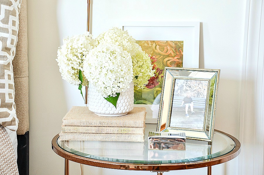How To Decorate A Nightstand - The Sommer Home