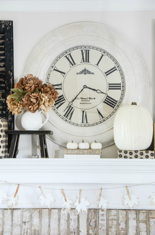 STYLE A FALL MANTEL TO GET NOTICED
