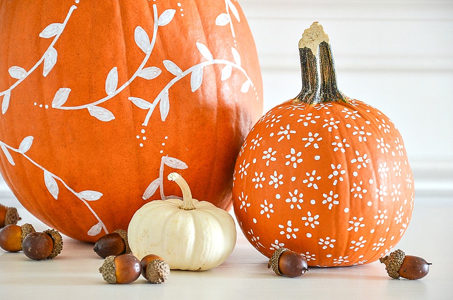 how to make paint on a pumpkin dry faster - Keitha Poore
