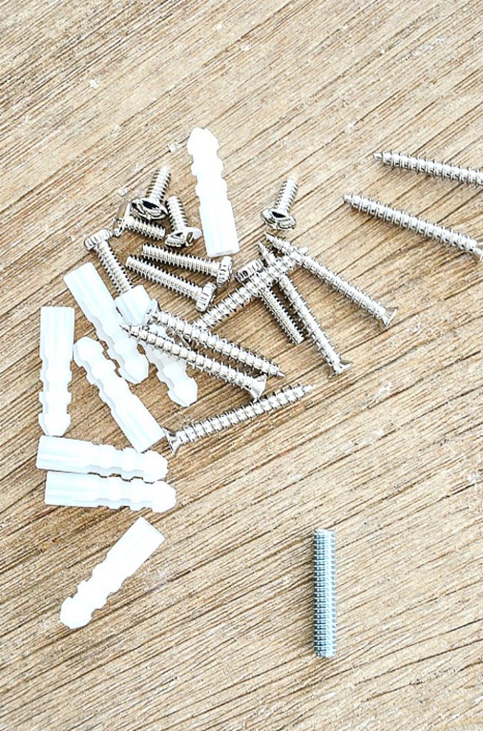 screws and wall anchors