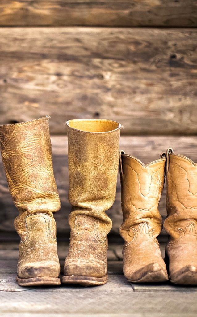 COWBOY BOOTS-GIVING THANKS AT MEALTIME