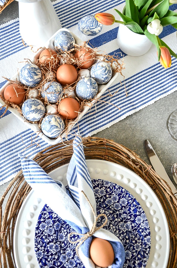SIMPLY PRETTY EASTER TABLE FOR FOUR