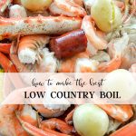 LOW COUNTRY BOIL ON A WHITE PLATTER