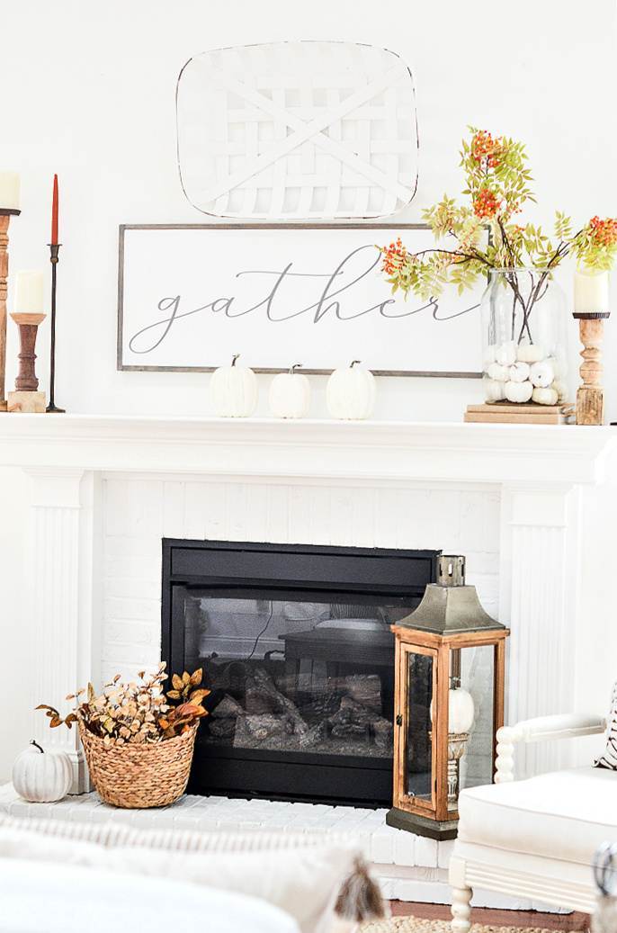 STYLE A FALL MANTEL TO GET NOTICED