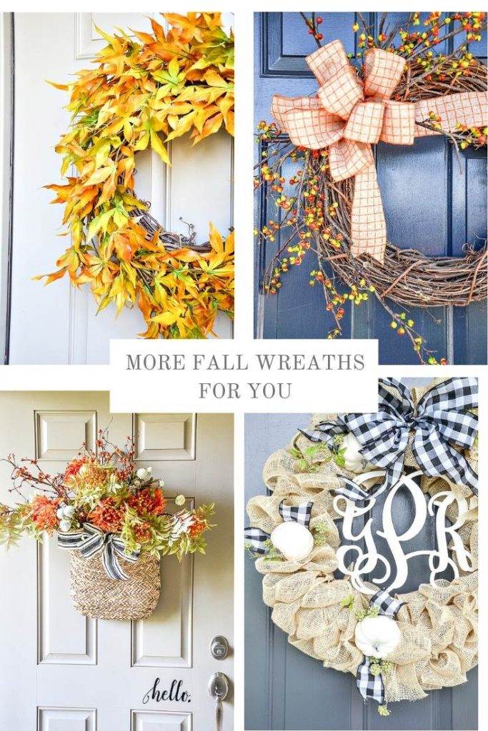 COLLAGE OF FALL WREATHS