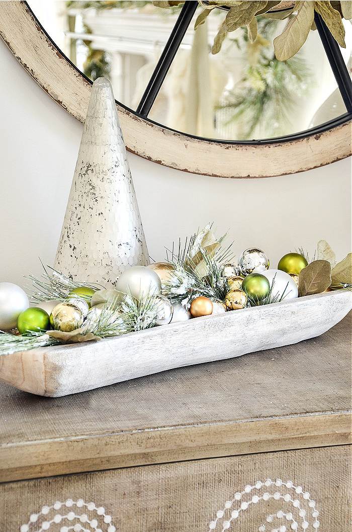 HOW TO USE FAUX GREENS AT CHRISTMAS