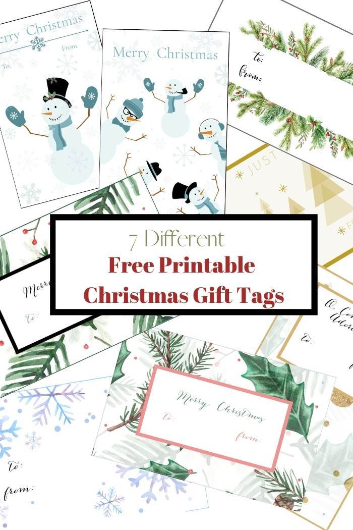 BEAUTIFUL PRINTABLE CHRISTMAS GIFT TAGS - StoneGable