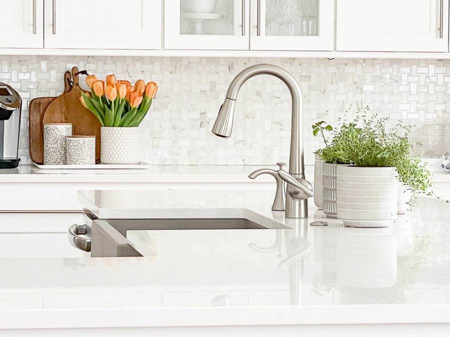 COUNTERTOP AND FAUCET