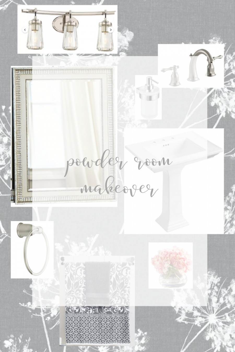 POWDER ROOM MAKEOVER AND IDEAS