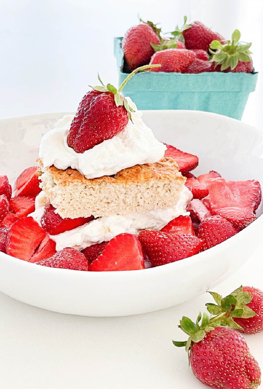 Healthy Breakfast Strawberry Shortcake